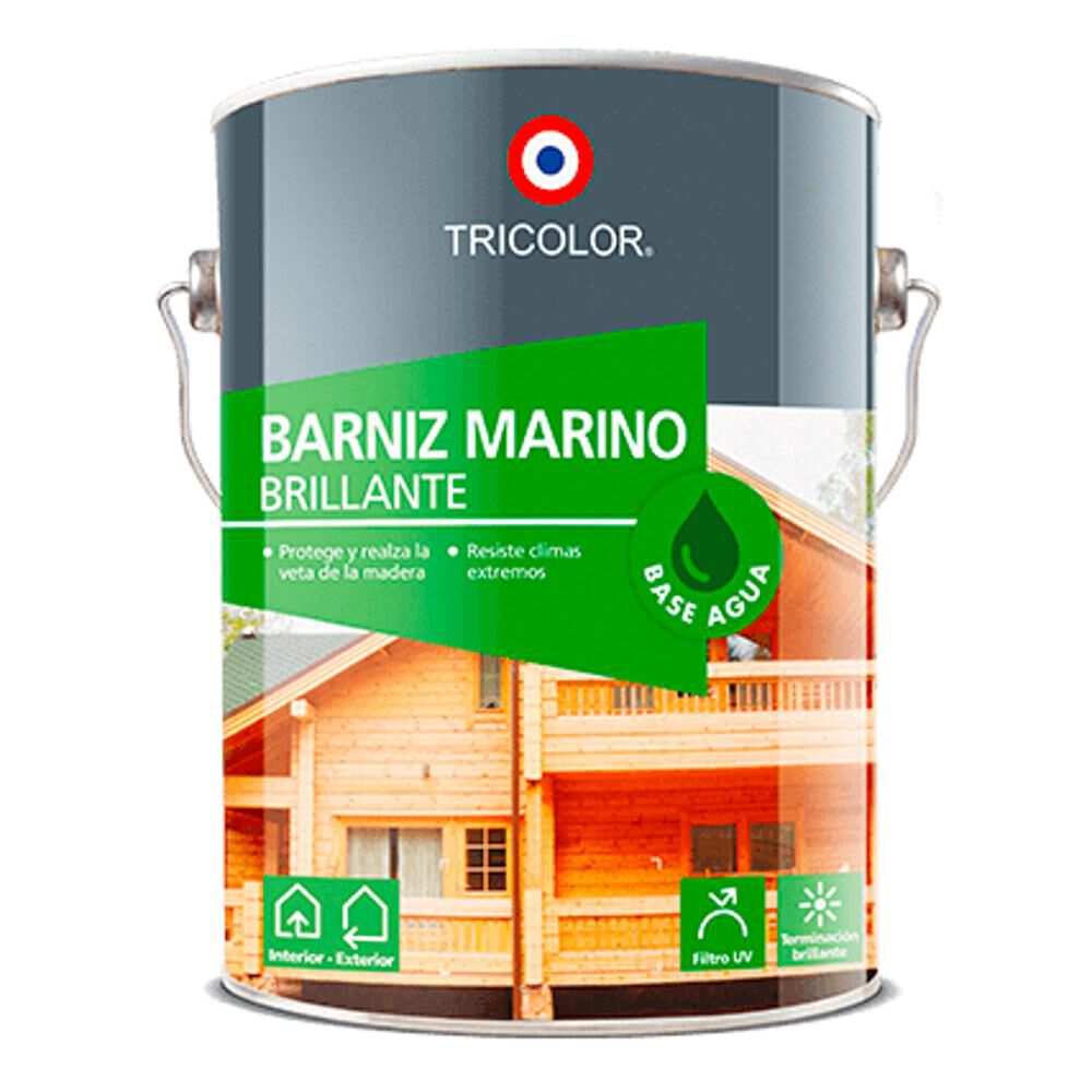 Barniz Marino Base Agua 1/4 Gl (945ml) Alerce - Tricolor image number 0.0