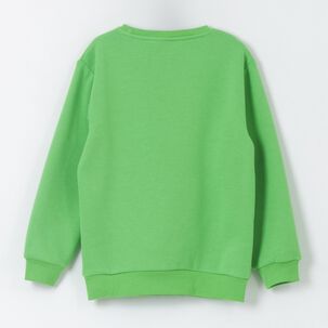 Poler&oacute;n Cerrado Ni&ntilde;o Creeper Logo Verde Minecraft