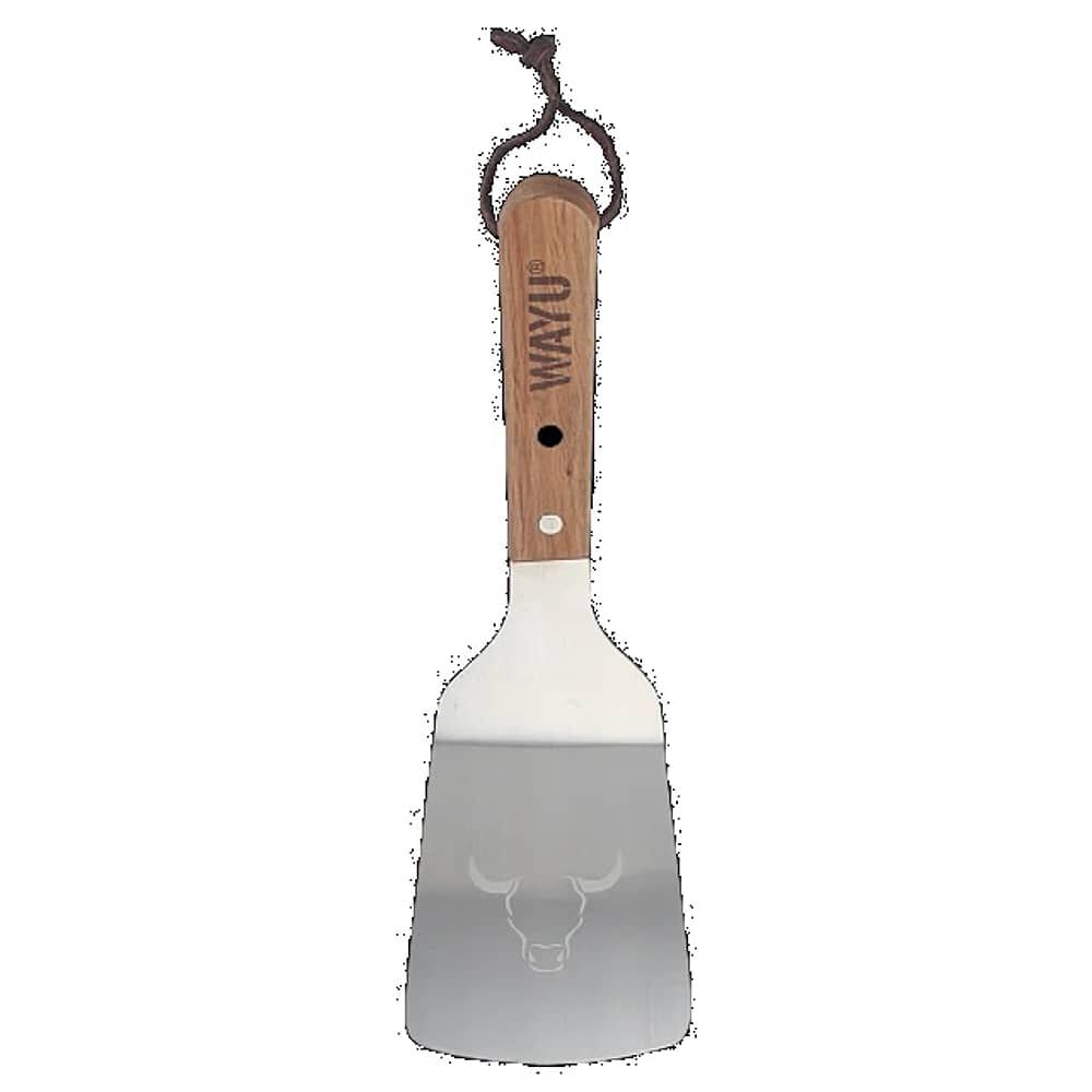 Esp&aacute;tula De Cocina Acero Mango Madera 31 Cm Asado image number 0.0