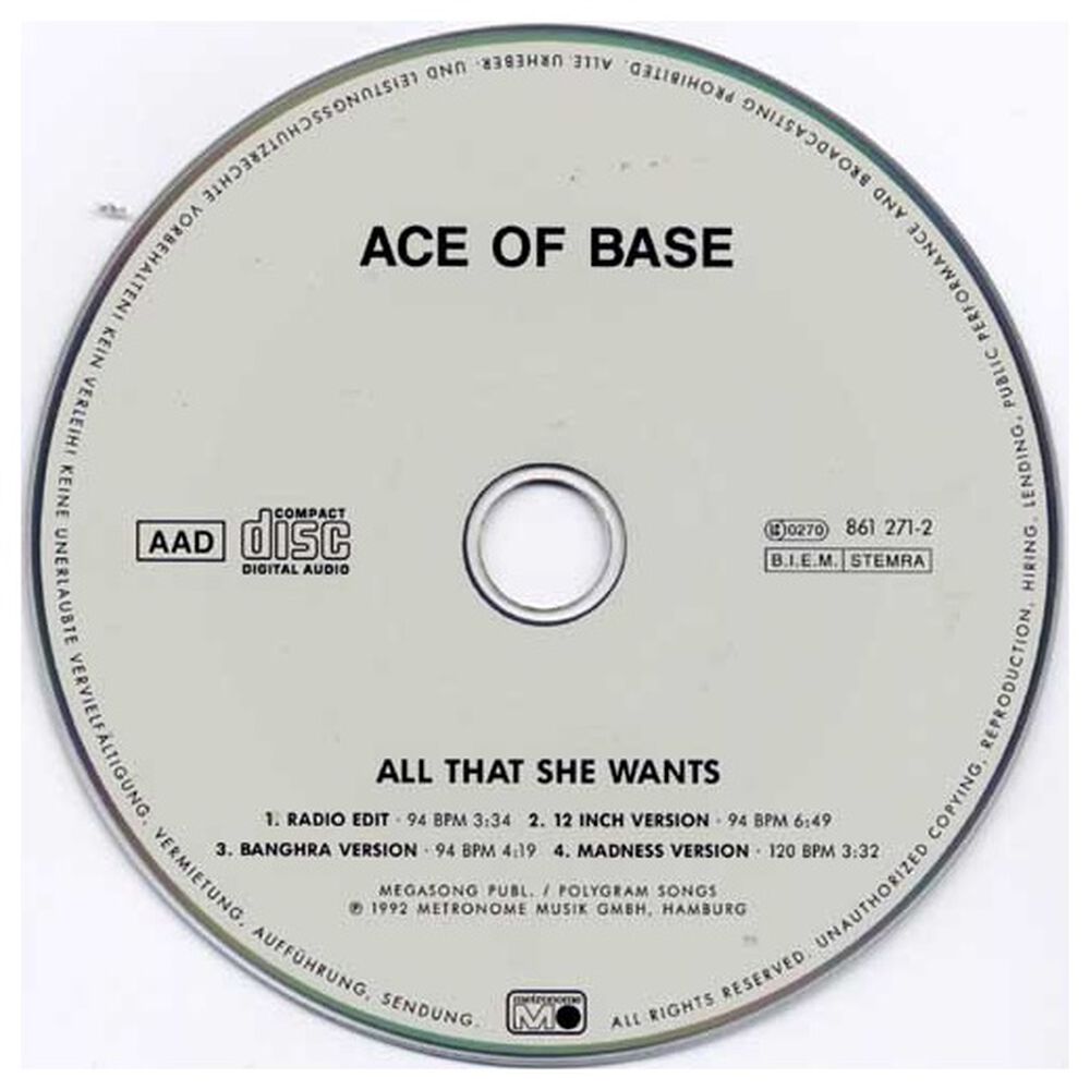 Ace Of Base - All That She Wants | Cd Single Usado image number 2.0