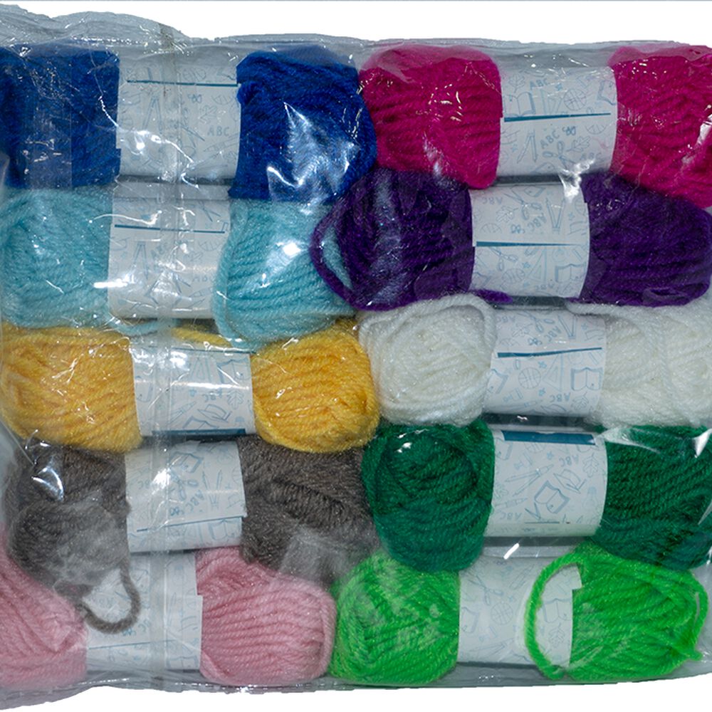 Lana Escolar, Pack De 10 Ovillos De 10grms image number 1.0