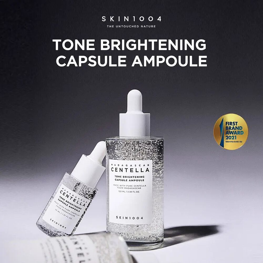 Madagascar Centella Tone Brightening Capsule Ampoule (skin1004) - 30ml Serum Calmante Y Aclarante Con 77% Centella Y 4% Niacinamida image number 1.0