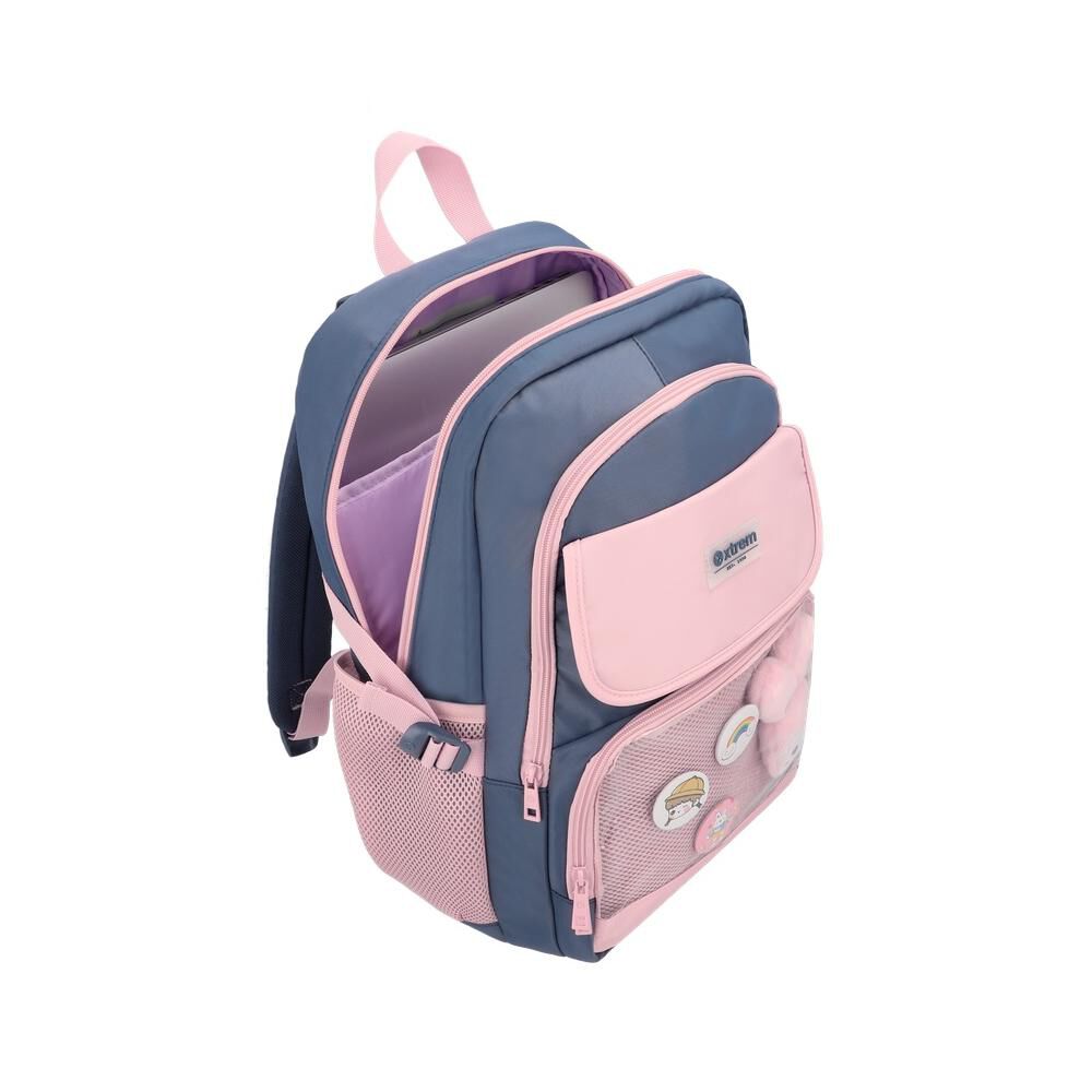 Mochila Notebook Xtrem Yuki 6xt Azul/rosado 15" image number 6.0