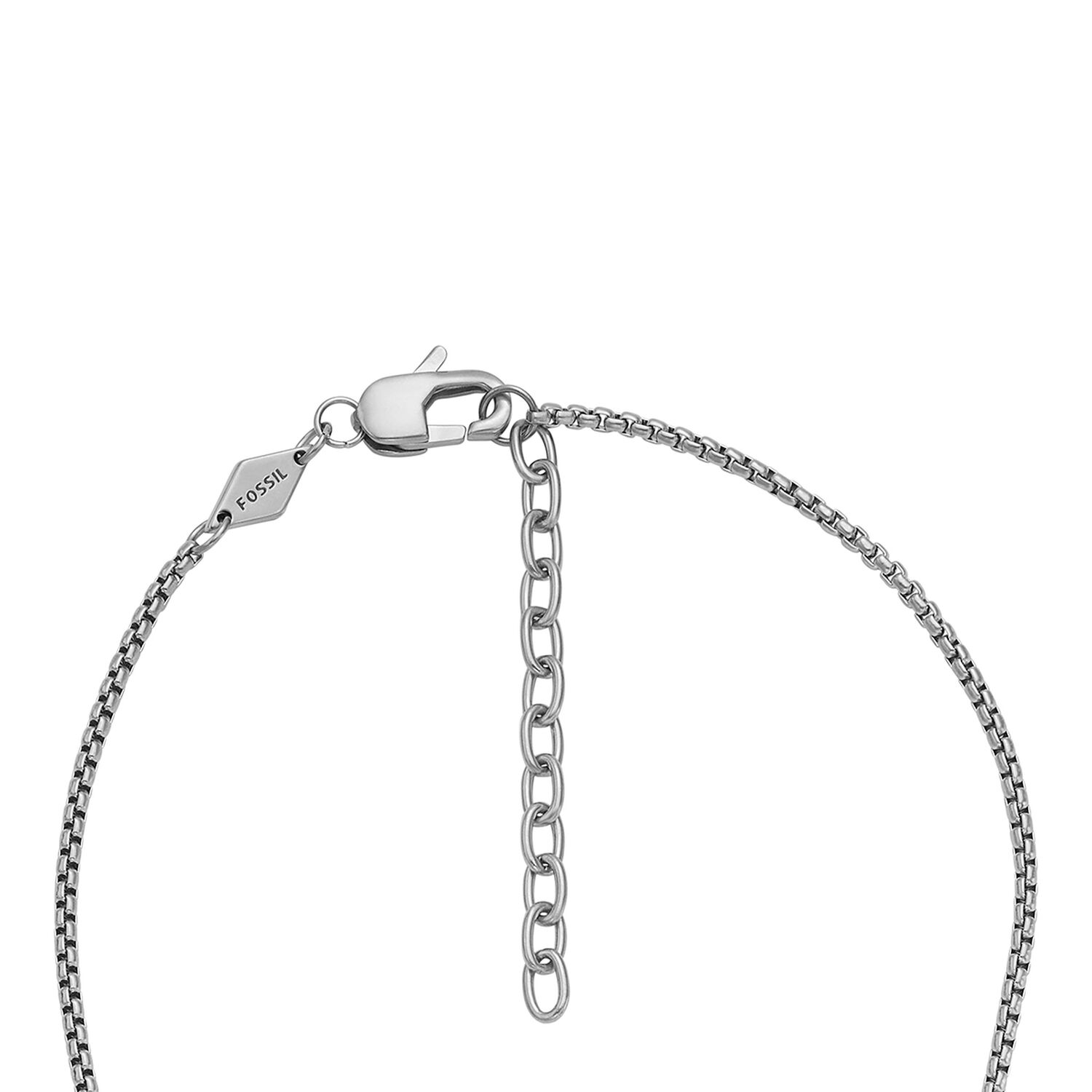 Collar Fossil Jf04401040 Plateado Hombre image number 3.0
