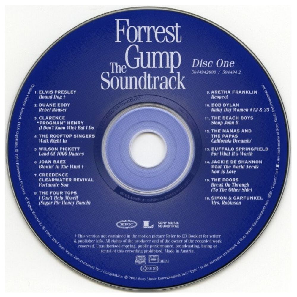 Forrest Gump - O.s.t. (2cd) | Cd image number 2.0