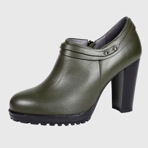 Zapato Cuero Casiana Verde