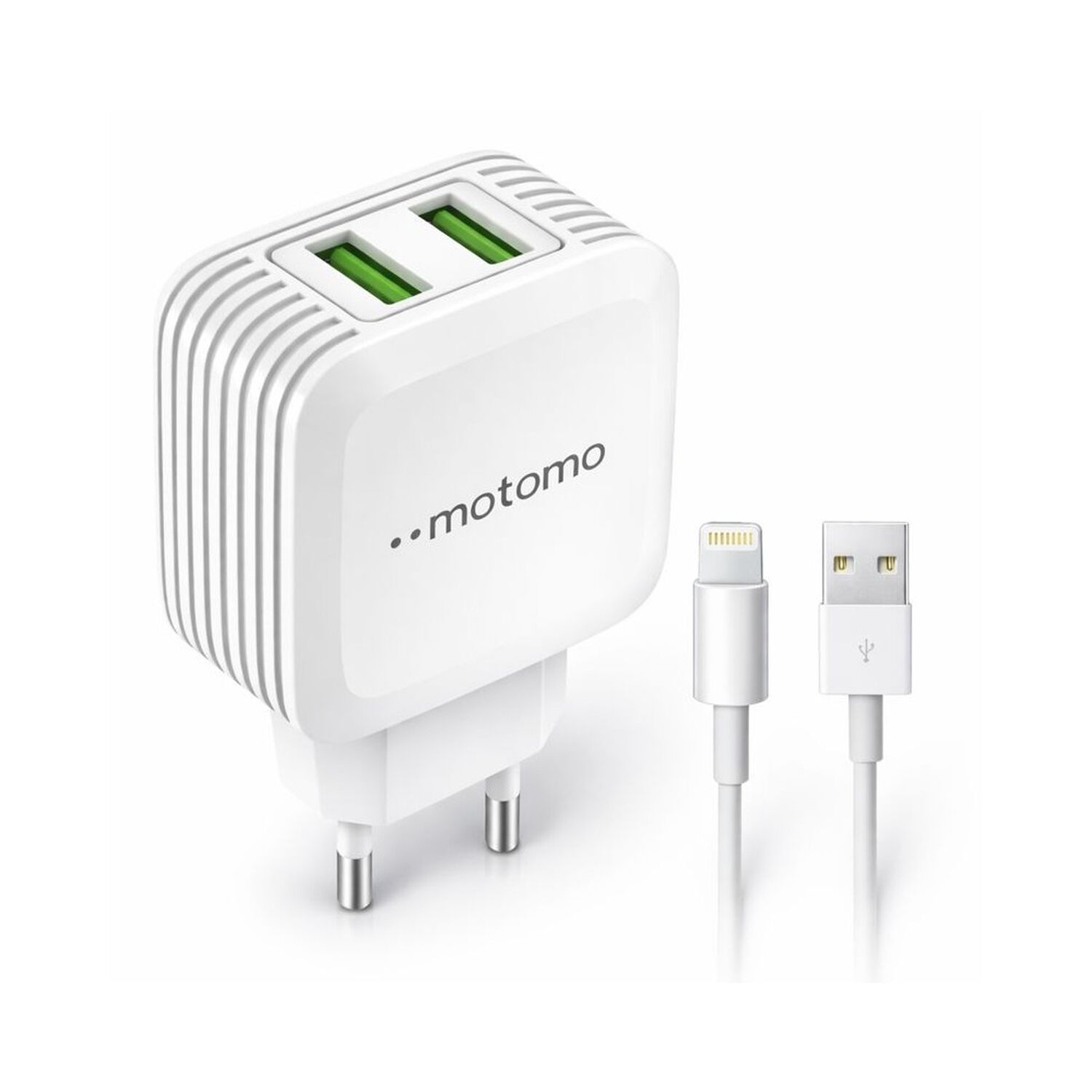 Cargador Para Iphone Motomo 12w Lighning 1m Certificado Sec image number 0.0
