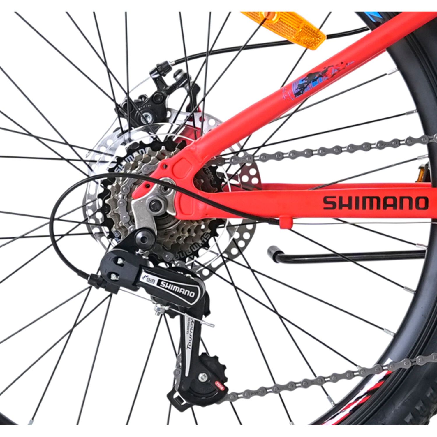 Bicicleta Totem Mtb Aro 24 Modelo Atlantis Color Rojo image number 3.0