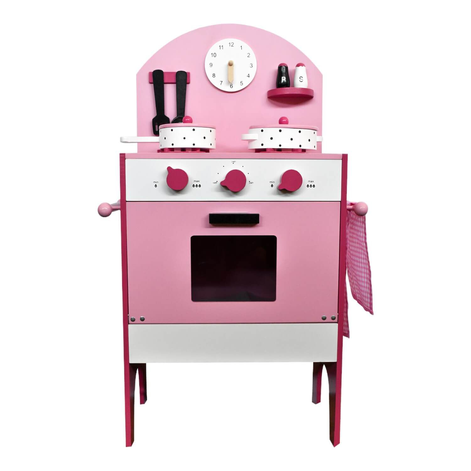 Cocina De Madera Rosada + Accesorios 43,5x23,5x70 Gamepower image number 2.0
