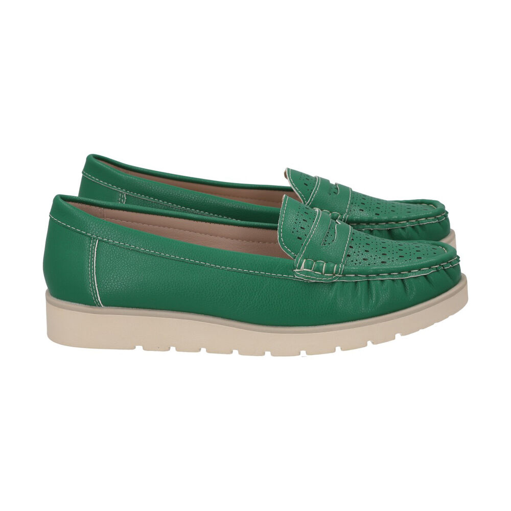 Mocasín Mujer Verde Sonia Police image number 2.0