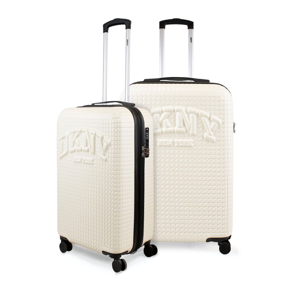 Pack 2 Maletas Donna Karan Hot Town M 20k + L 23k Blanca Dkny image number 0.0