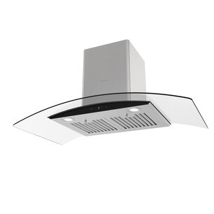 Campana Decorativa Gr&ouml;ner Inox Glass T90