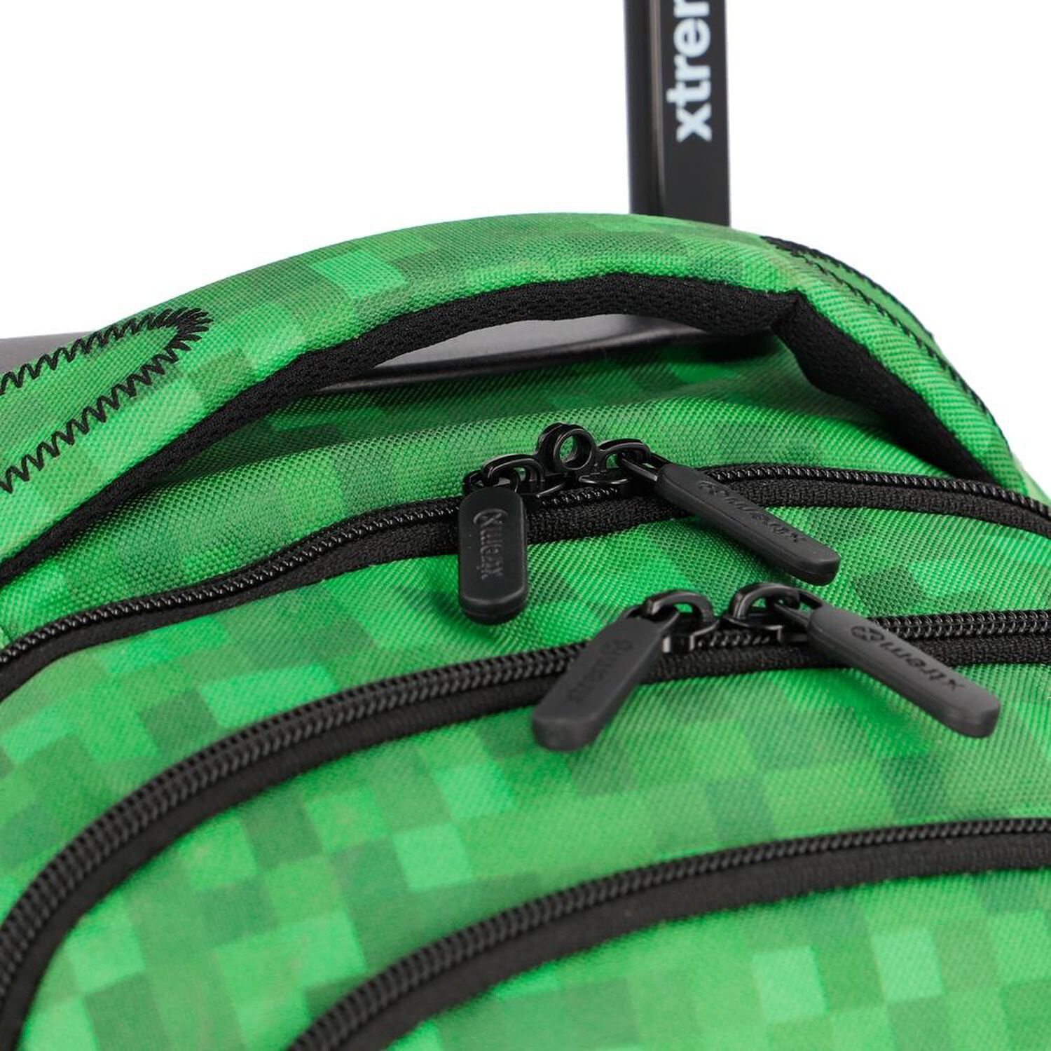 Mochila Con Ruedas Xtrem Cross 6xt Pixels Verde image number 7.0