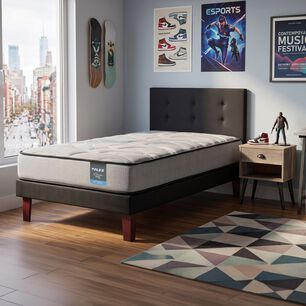 Cama Europea Flex Dream Dual / 1.5 Plazas + Set De Maderas