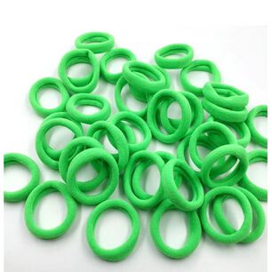 Set De 80 Mini Bandas O Colets El&aacute;sticas Para El Cabello Suaves Y Sin Costuras