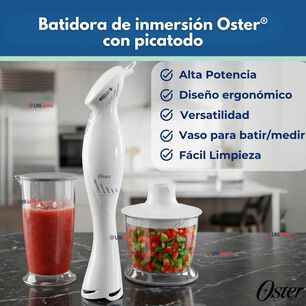 Batidora De Inmersi&oacute;n Oster Con Picatodo 2612