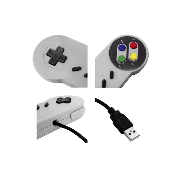 Joystick Control Super Nintendo Conexi&oacute;n Usb - Ps