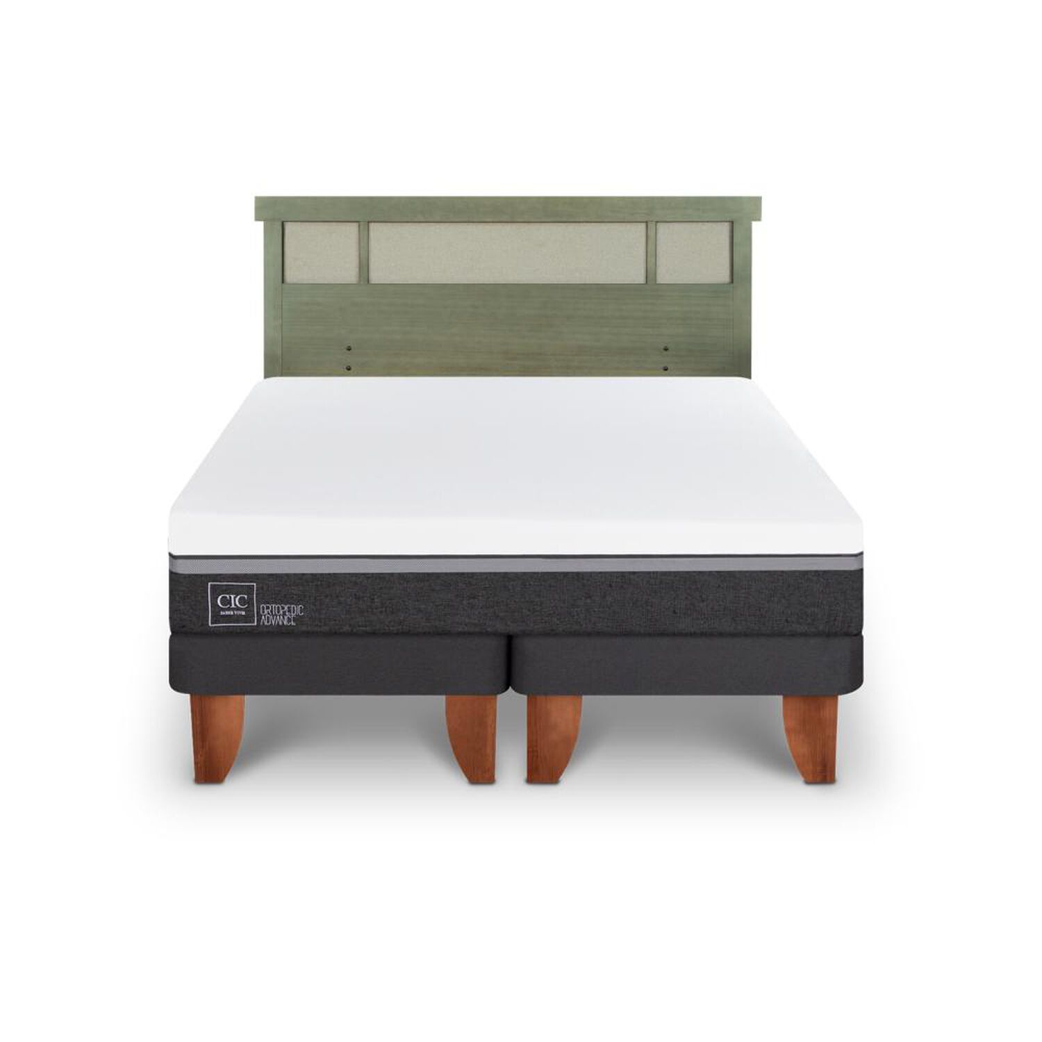 Cama Europea Cic Ortopedic Advance / King / Base Dividida + Respaldo image number 0.0