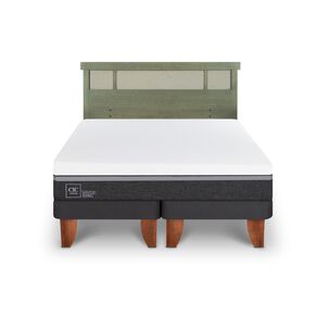 Cama Europea Cic Ortopedic Advance / King / Base Dividida + Respaldo