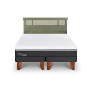 Cama Europea Cic Ortopedic Advance / King / Base Dividida + Respaldo