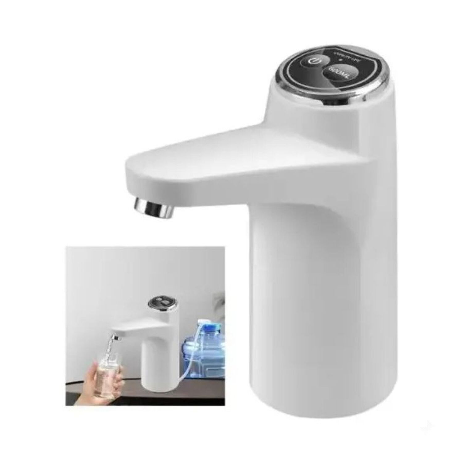 Dispensador Autom&aacute;tico De Agua T&aacute;ctil Inal&aacute;mbrico image number 2.0