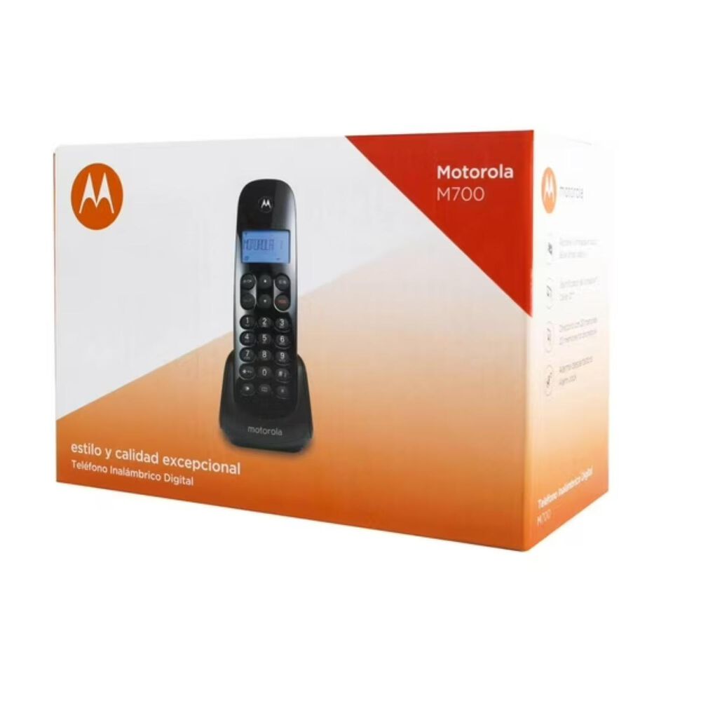Telefono Sobremesa Digital Inalambrico Negro M700 image number 4.0