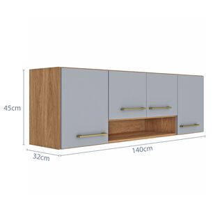 Mueble De Cocina Aereo Vekkahome Alba / 4 Puertas