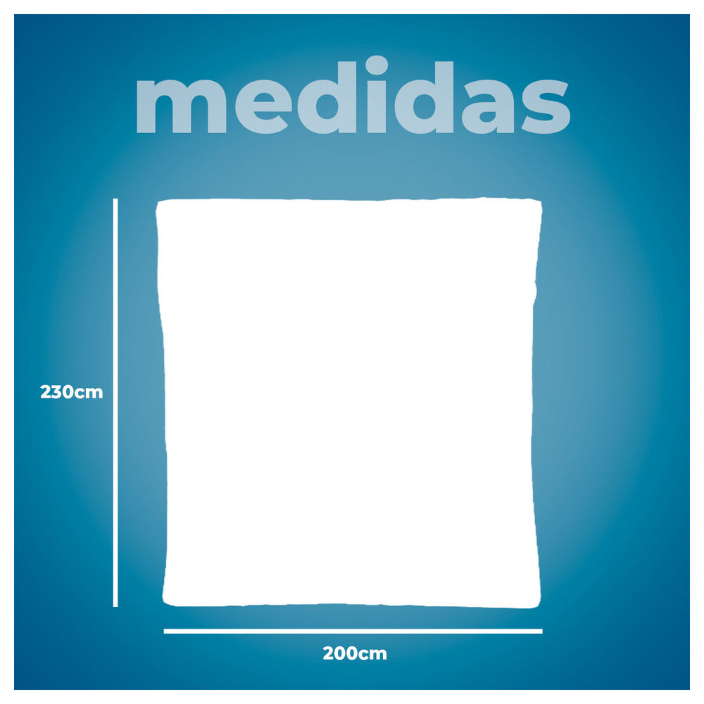 Manta Sherpa Para El Invierno 200 X 230 Gris image number 4.0
