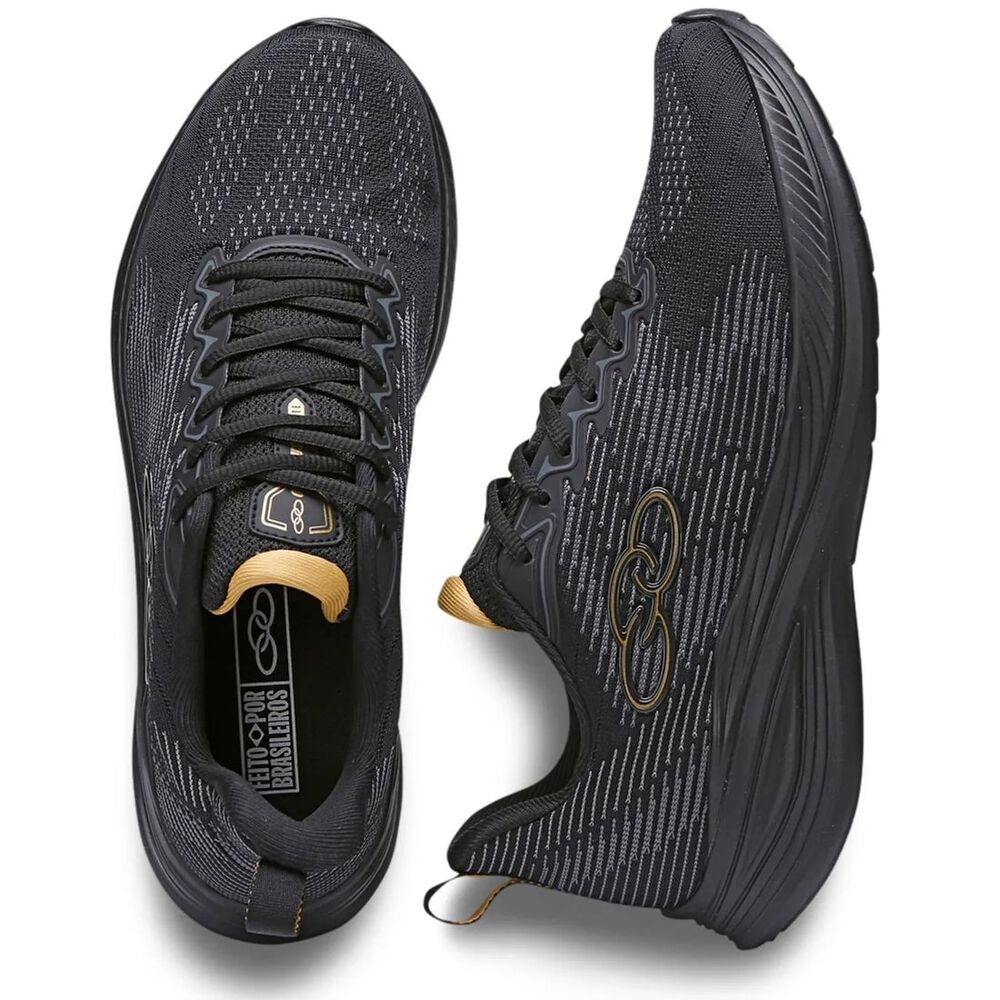 Zapatilla Mujer Marte Negro/dorado image number 3.0