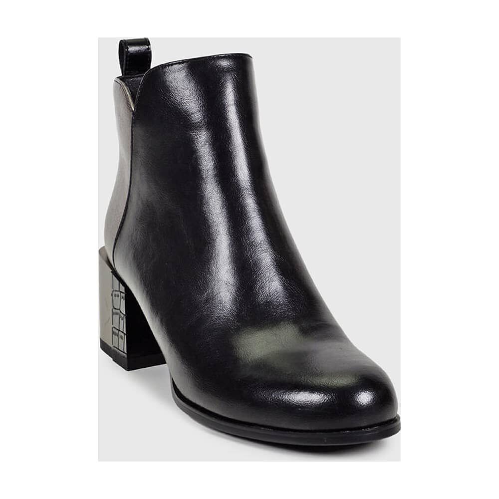 Bot&iacute;n Cuero Palermo Negro image number 1.0