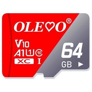 Tarjeta Memoria Micro Sd Olevo 64 Gb Original Nintendo Switch A1, Clase 10, 30 Mb/s No Para Consolas