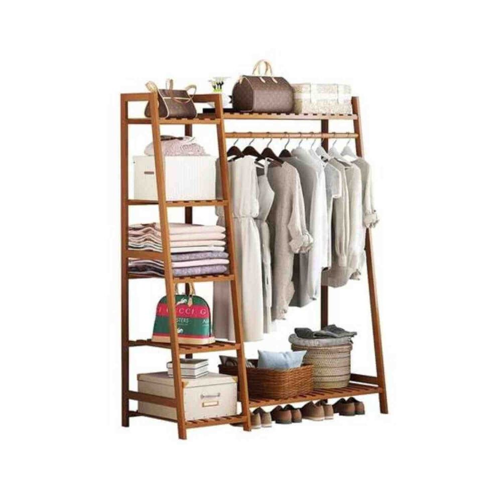 Perchero Organizador De Madera 5 Niveles 110x40x140 Cm image number 1.0