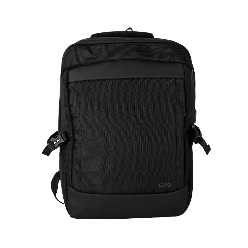 Mochila De Viaje Notebook Wolf Negra 15,6" Levo image number 0.0
