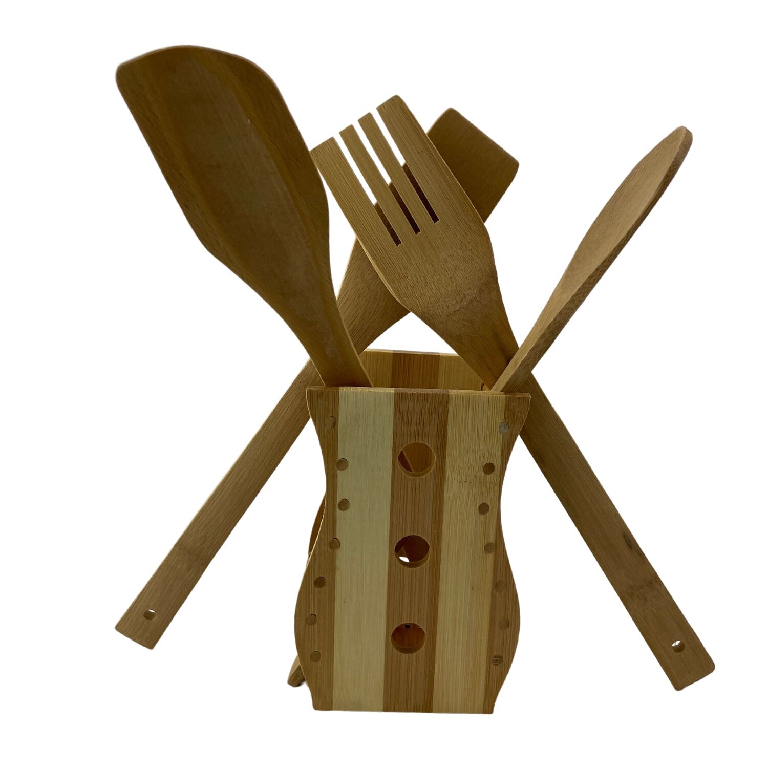 Juego De Utensilios De Cocina Madera 4 Piezas image number 1.0