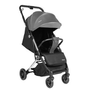 Coche Maleta Compacto Reverse Cromado Plata
