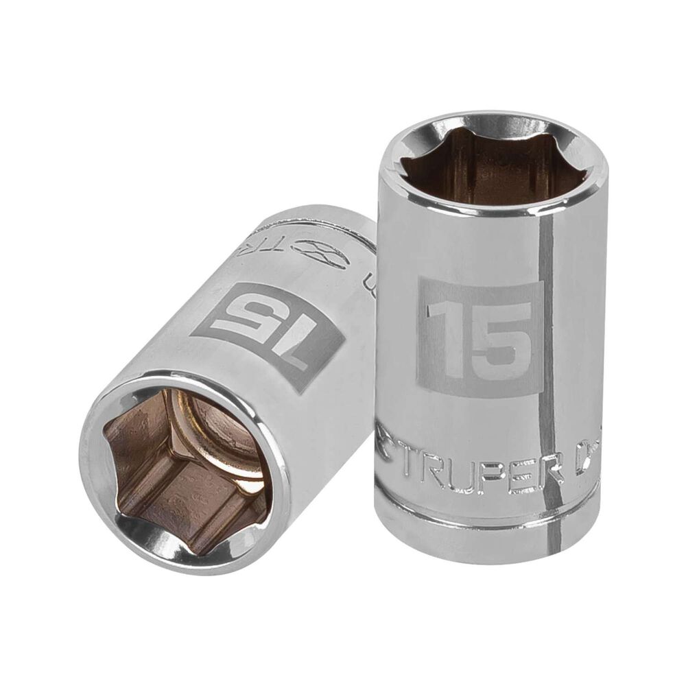 Dado Hexagonal Milimetrico Cuadrante 1/2" 15mm - Truper image number 0.0