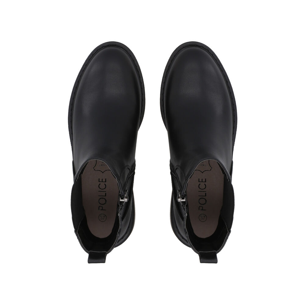 Botin Mujer Negro City Police image number 1.0