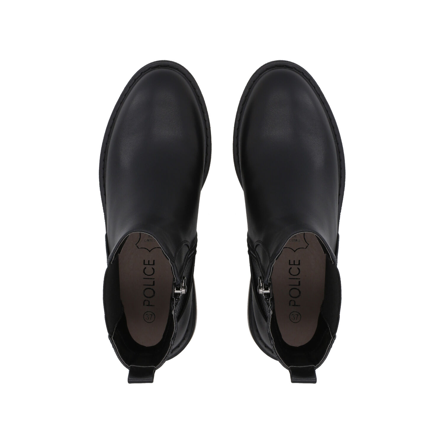 Botin Mujer Negro City Police image number 1.0