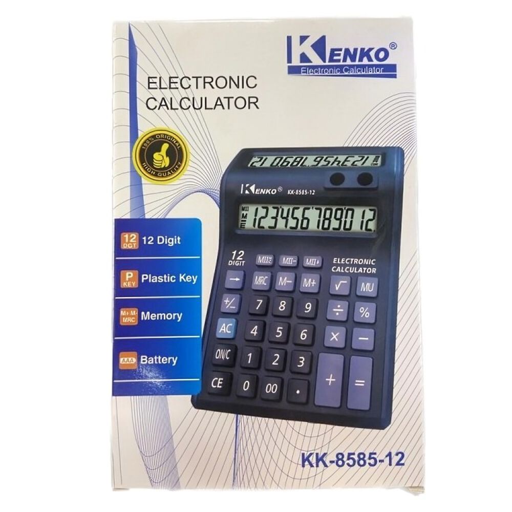 Calculadora Electrónica De Escritorio Kk-8585-12 image number 1.0