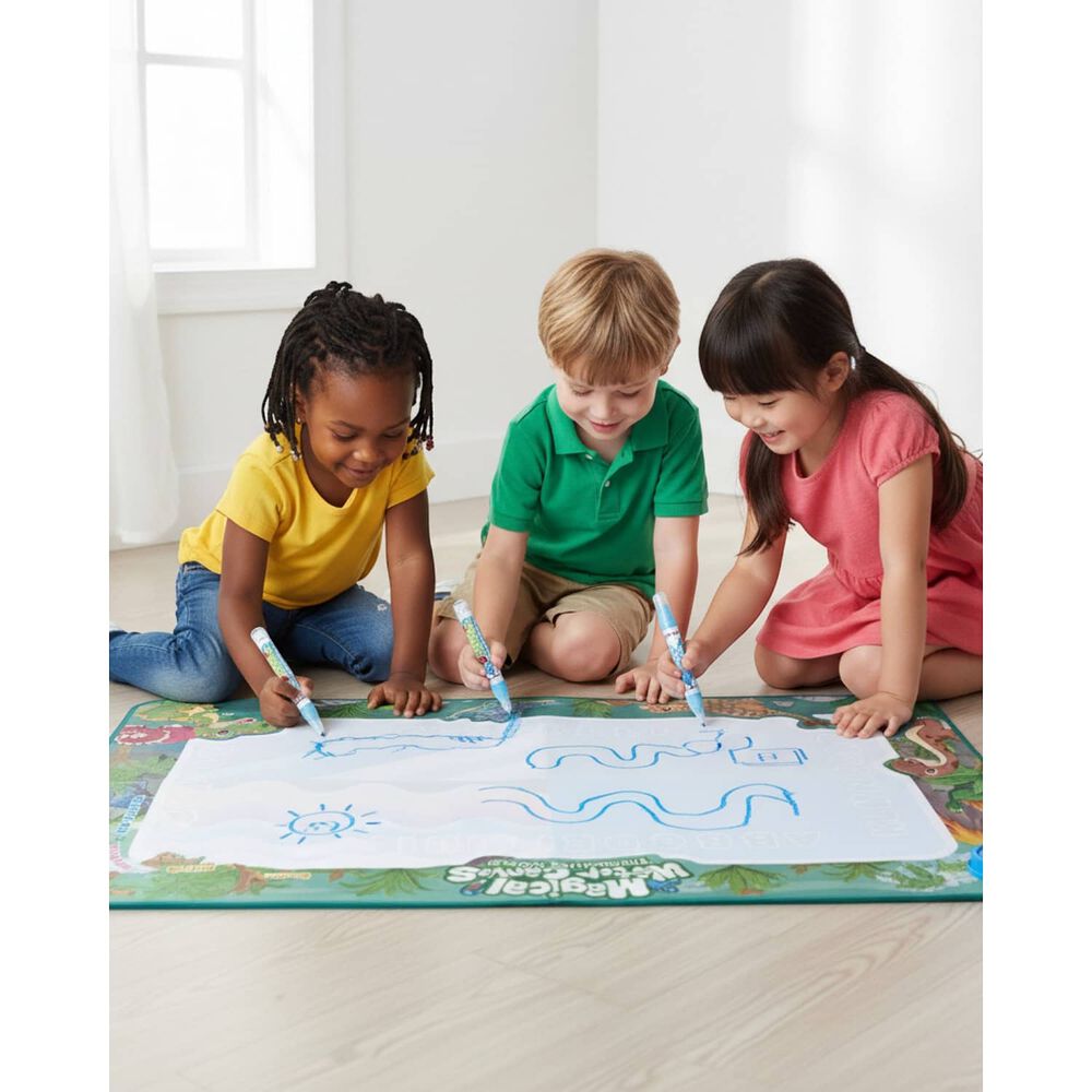 Juguete Alfombra Pizarra M&aacute;gica Con Agua Safari image number 2.0