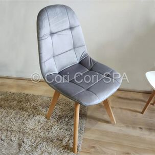 Silla Capitonne Velvet Gris