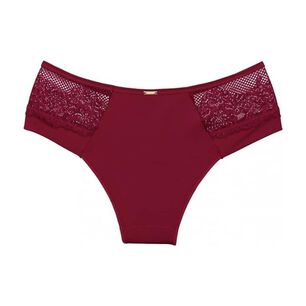 Bikini Microfibra Encaje Rojo 2rios