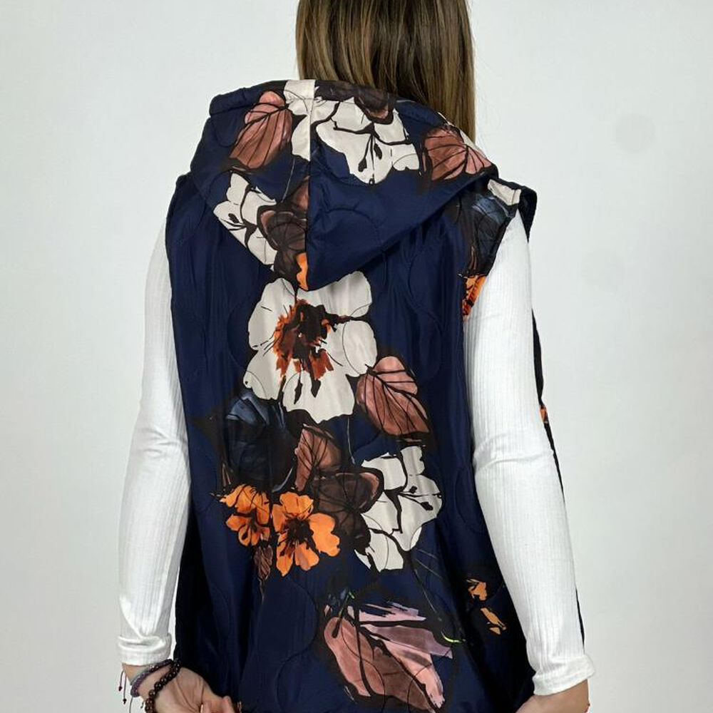Parka Italiana Corta Estampado Flores image number 21.0