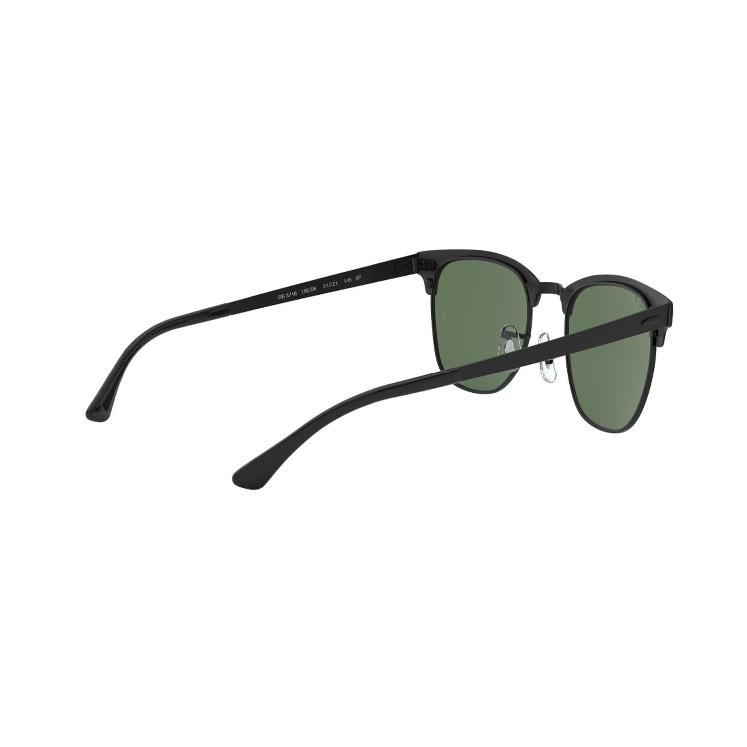 Lentes De Sol Clubmaster Metal Negro Mate Polarizados Ray-ban image number 8.0