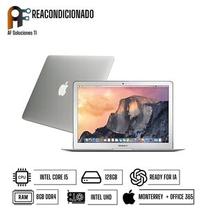 Macbook Air 2017 Essential Macos - Office365 Reacondicionado
