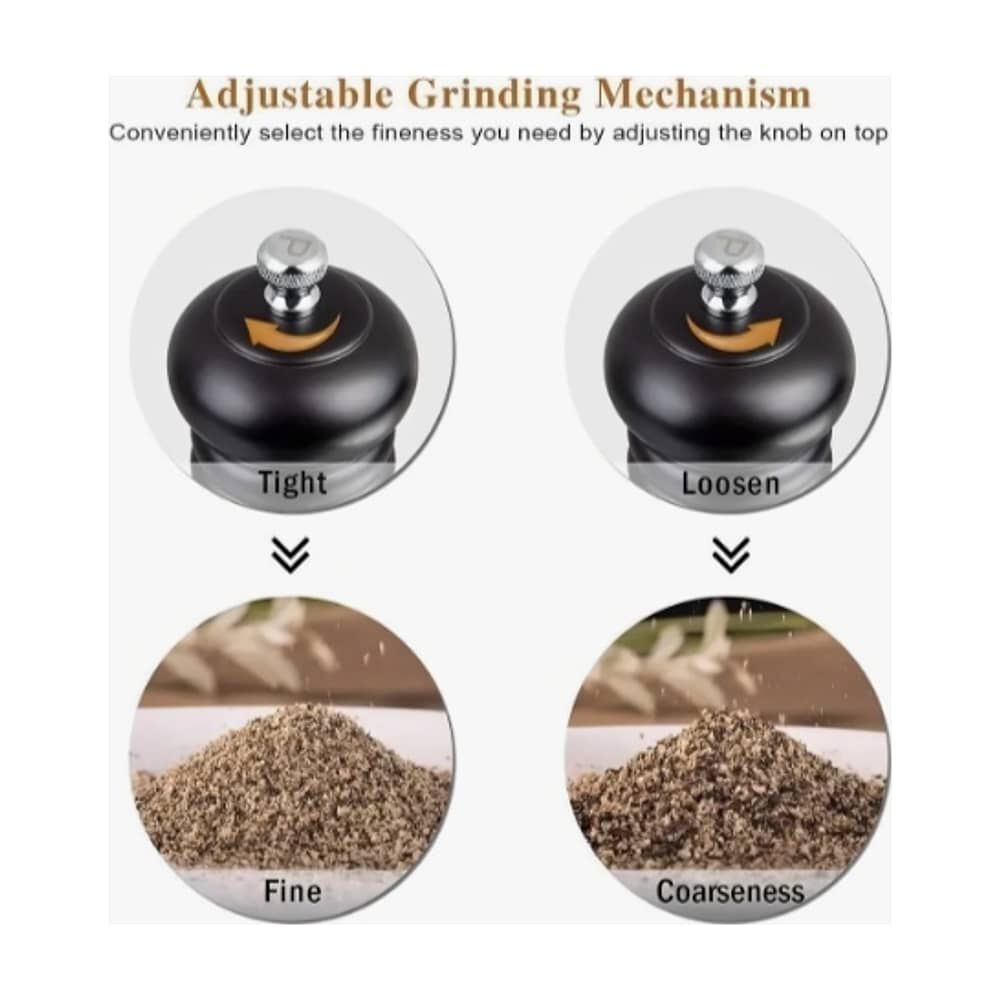 Pimentero Salero Molinillo Negro image number 2.0