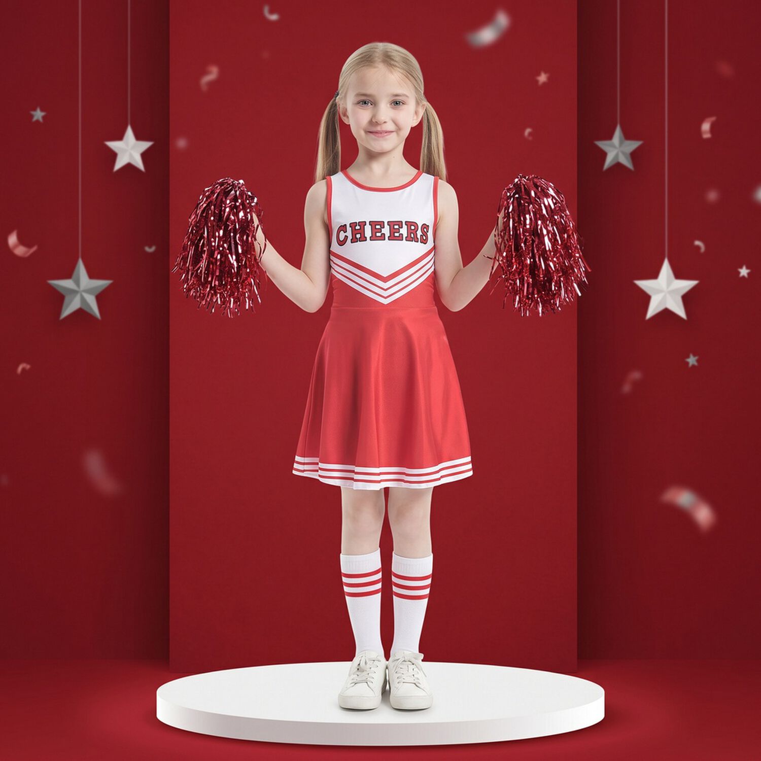 Disfraz Infantil Cheerleader Animadora image number 0.0