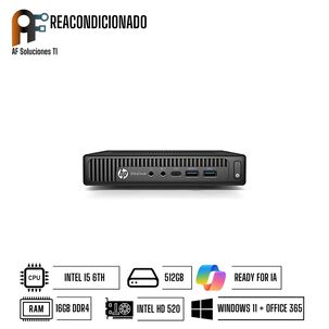 Computador Hp 800 G2 Mini Performance Windows 11 - Office365 Reacondicionado