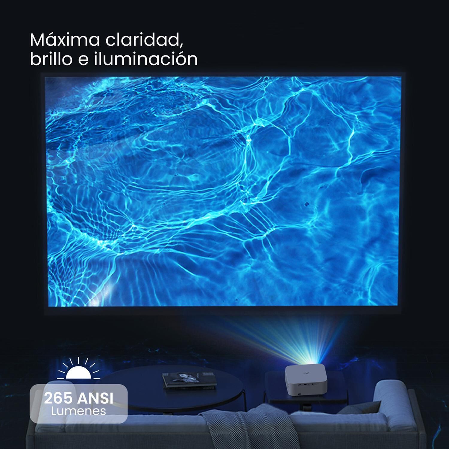 Proyector Portatil Smart Orion 12000lm Wifi Bt Android Levo image number 3.0