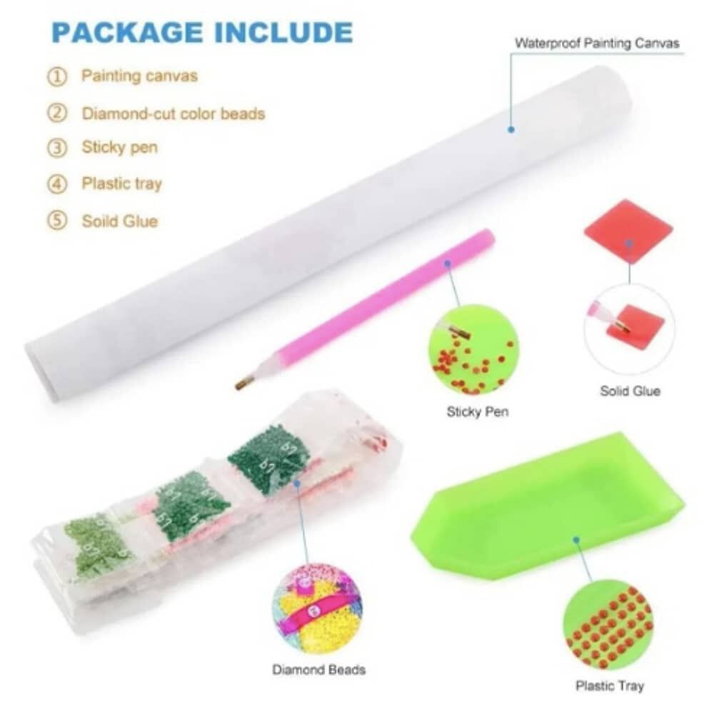 Bordado Pintura Diamante - 40x30cm image number 3.0